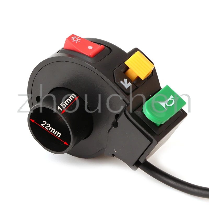 For Citycoco Electric Scooter Handle Switch Turn Light Horn Head Light Control Switch Three-in-one Switch Multi-function switch