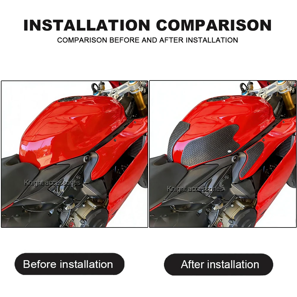 For PANIGALE V2 899 959 1199 1299 motorcycle fuel tank pad fuel tank traction pad anti-slip side fuel tank sticker