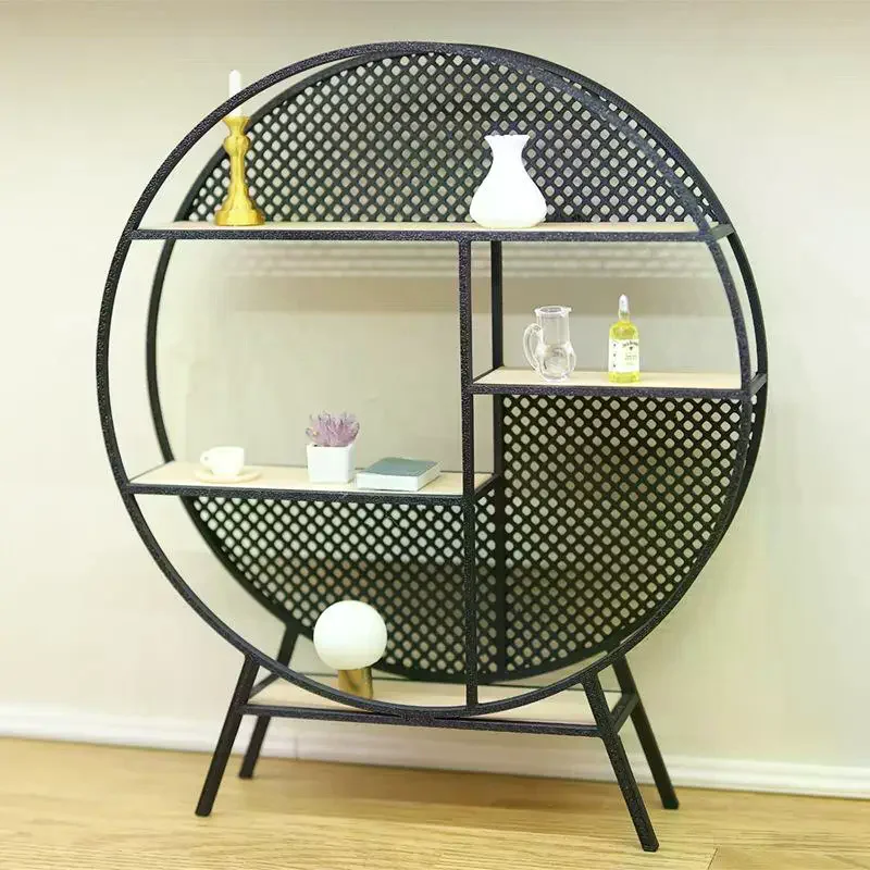 

1 шт. 1:12 кукольный домик миниатюрный круглый стеллаж для хранения в китайском стиле модель моделирование мини-мебель орнамент аксессуары