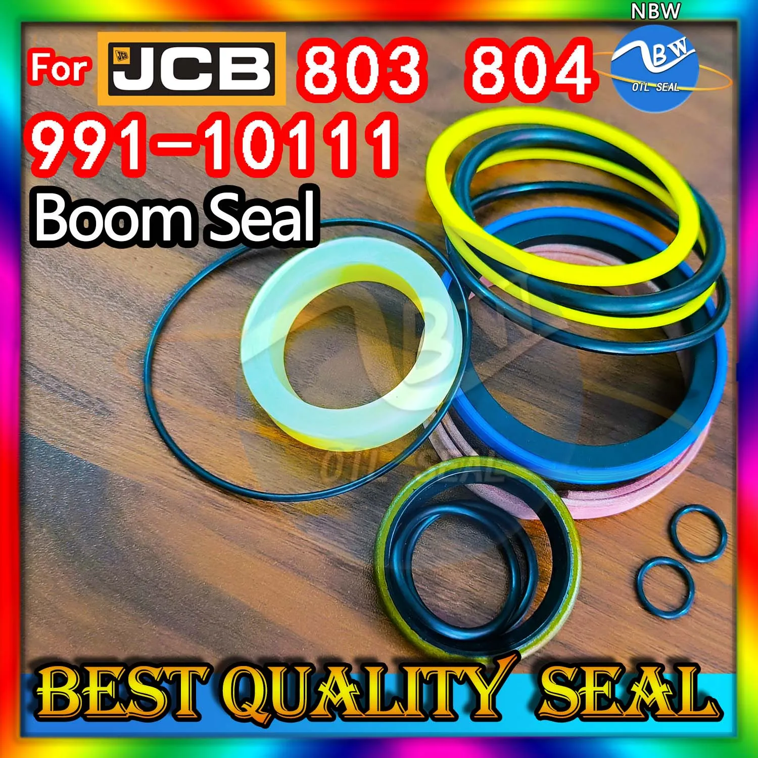 For JCB 991-10111 Boom Cylinder Oil Seal 803 plus 804 + Repair Kit Excavator 99110111 8025ZTS 8027Z 8030ZTS 8032Z Super Magnum