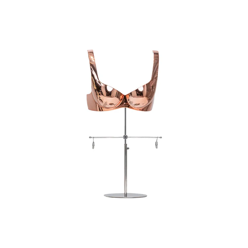 High-grade Electroplated Underwear Bikini Female Mannequin Model Display Rack, Clothing Shop Window Display Underwear Hanger