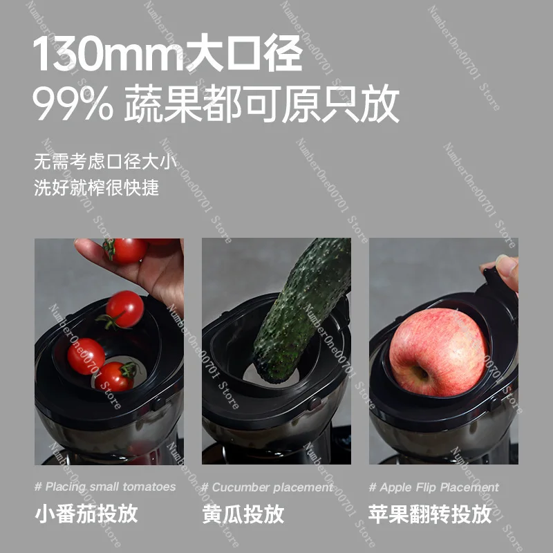 

Juicer with Pulp Separation, Large Caliber, Fully Automatic, Commercial Multi-Functional Juice Extractor