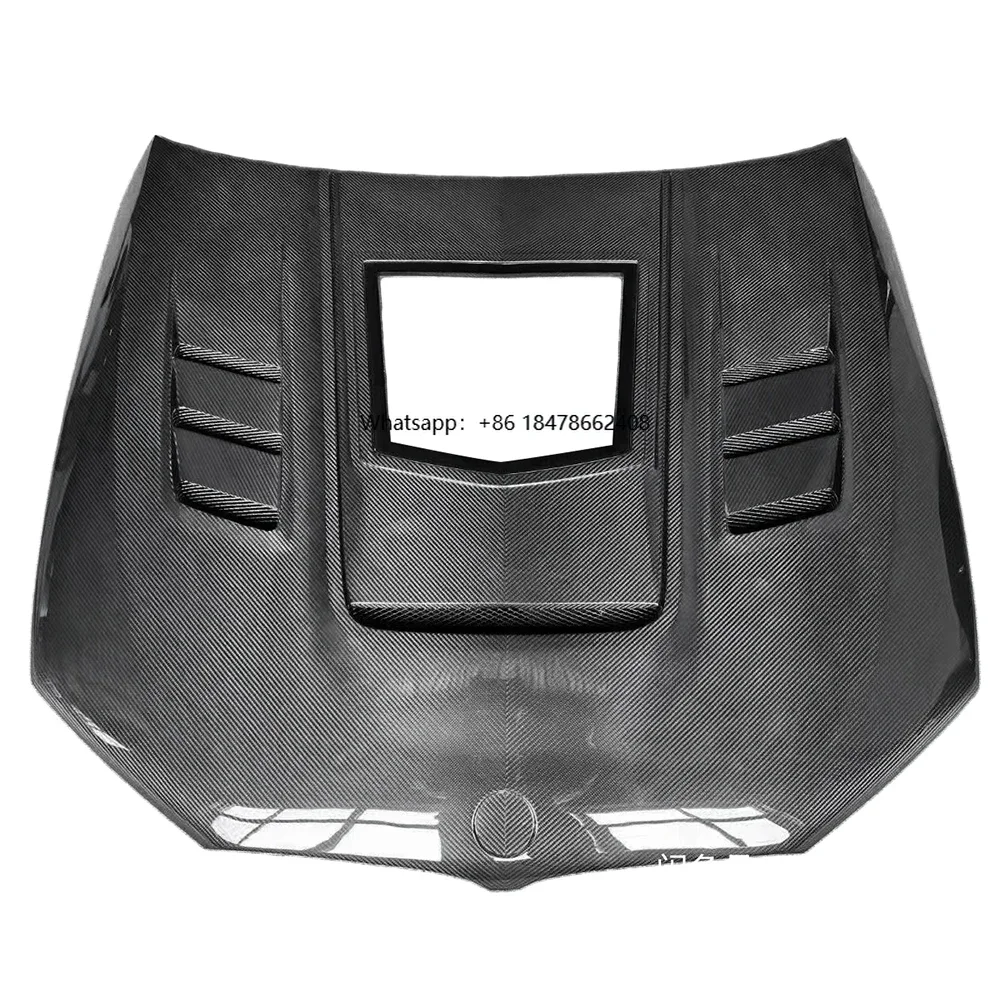 Getan New Dry Carbon Fiber Front Engine Hood Panels Bonnet Cover M5 F90 High Polished Surface Bolt-On Installation Fitment