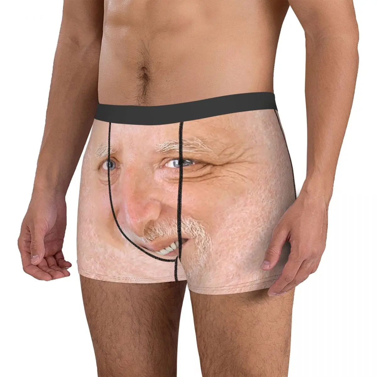 Boxer Underpants Shorts Hide The Pain Harold Meme Panties Male Soft Underwear for Homme Man Boyfriend Gift