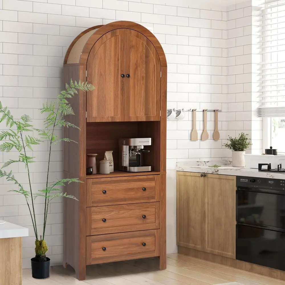 Tall Arched Storage…