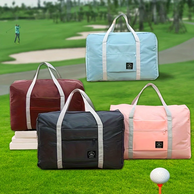 1pc Folding Storage Bag, Multi-functional Large Capacity Travel Bag, Airplane Bag, Moving Luggage Bag, Foldable Travel Bag