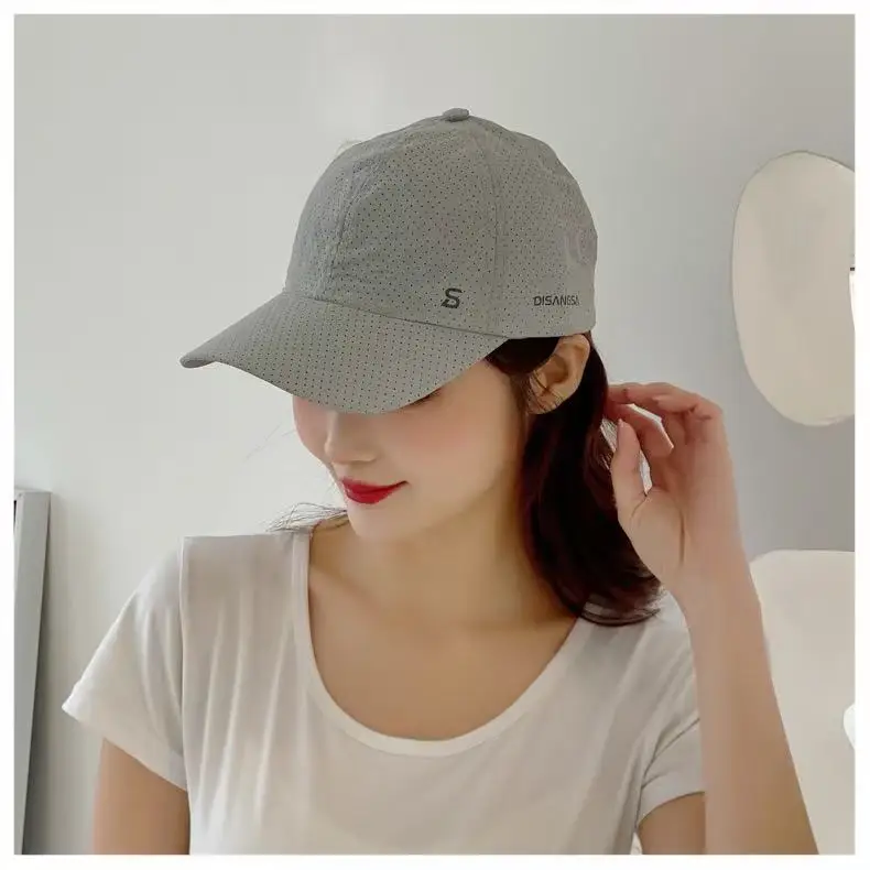 Original-Design-Laufkappe, dünn, schnelltrocknend, atmungsaktiv, mit Schirm, für Herren und Damen, ideal für Outdoor-Aktivitäten, Sonnenschutz, Sommer, Angeln, Baseballkappe. – Detail 7