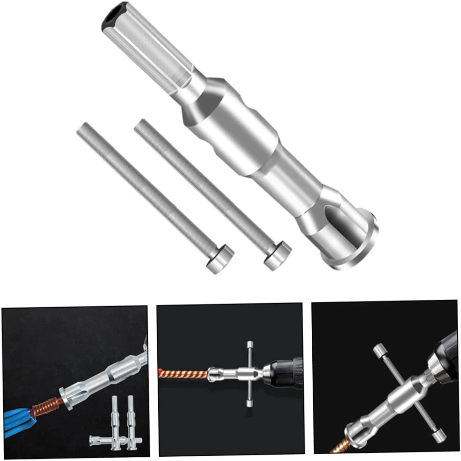 Effortless, efficient, and automatic electrical wiring tools set for easy installation with wire stripping, twisting, strippers,