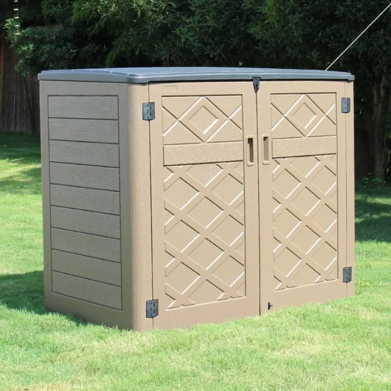 Outdoor storage cabinets waterproof and sunproof outdoor balcony storage cabinets household washing