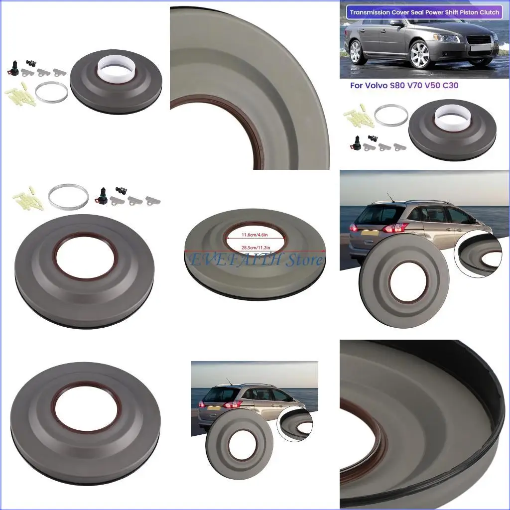

124B Transmission Gearboxs Front Clutch Sealing Cover Oil Seal Repair Accessories for 31256845 6DCT450 31256729 1684808 MPS6