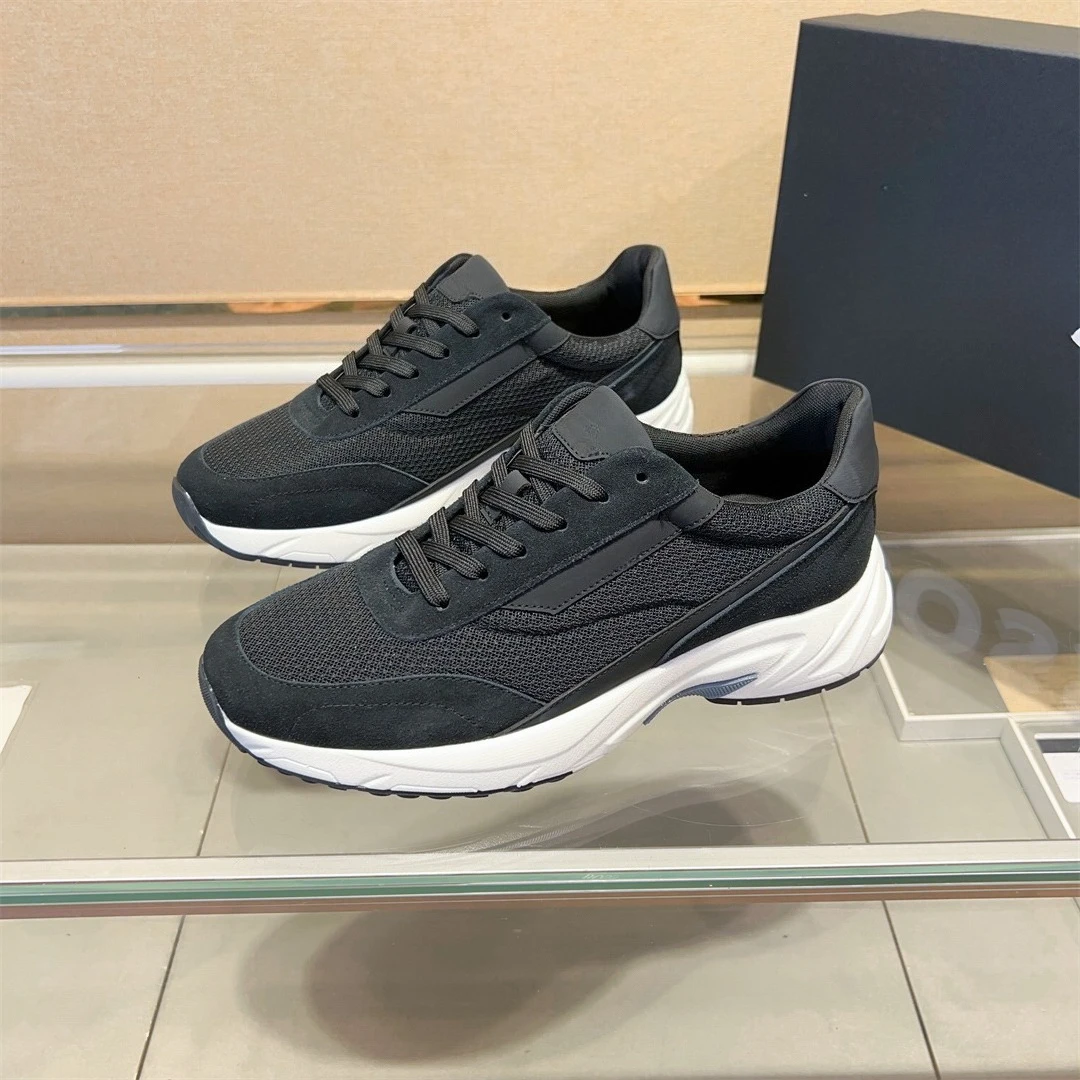 

Men's Casual Sneakers Breathable Mesh Lightweight Shoes Increasing Sports Running Trainers Versatile Daily Wear Walking Footwear