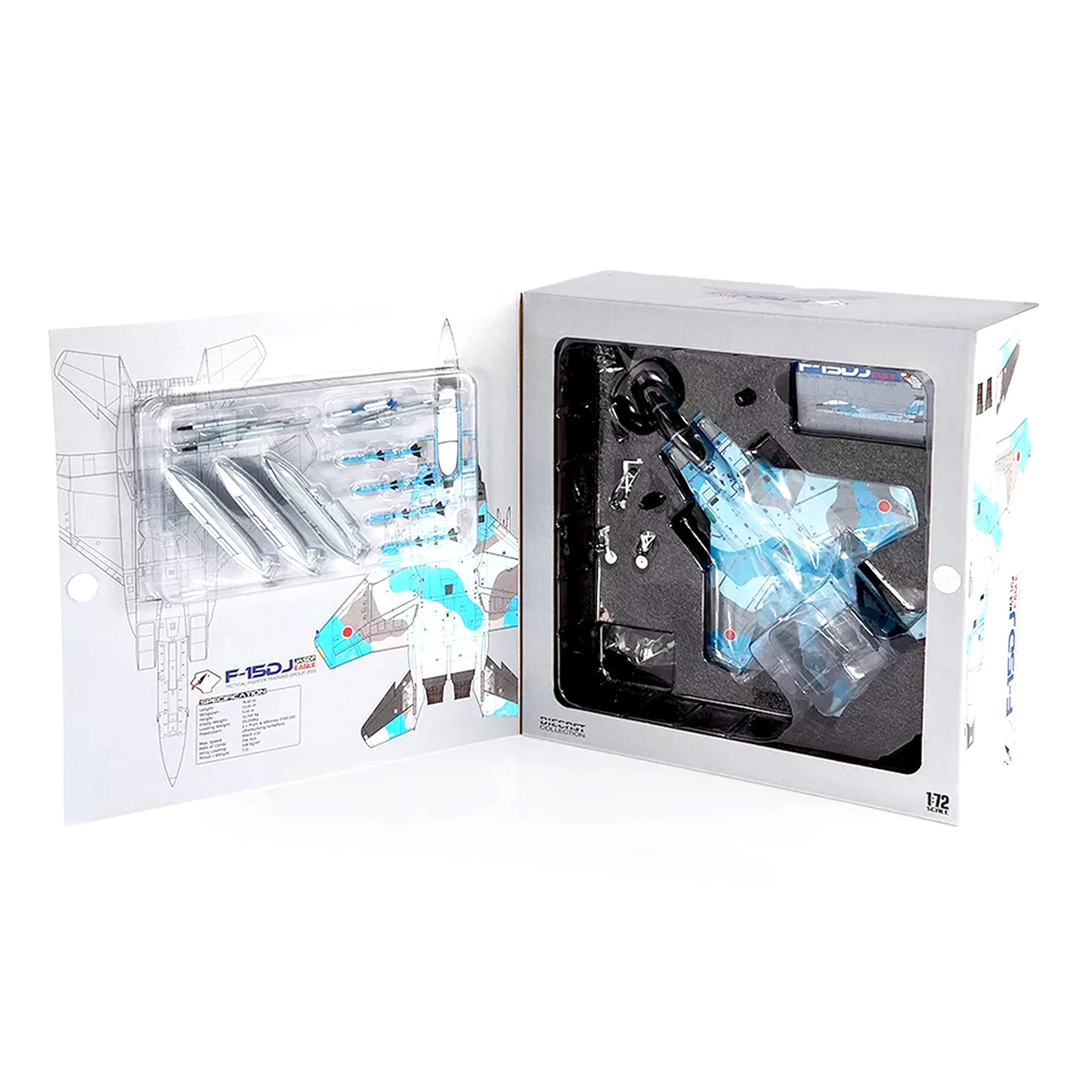 

JC W1/72 Японская модель истребителя JASDF F-15DJ F15 2020, модель самолета из сплава