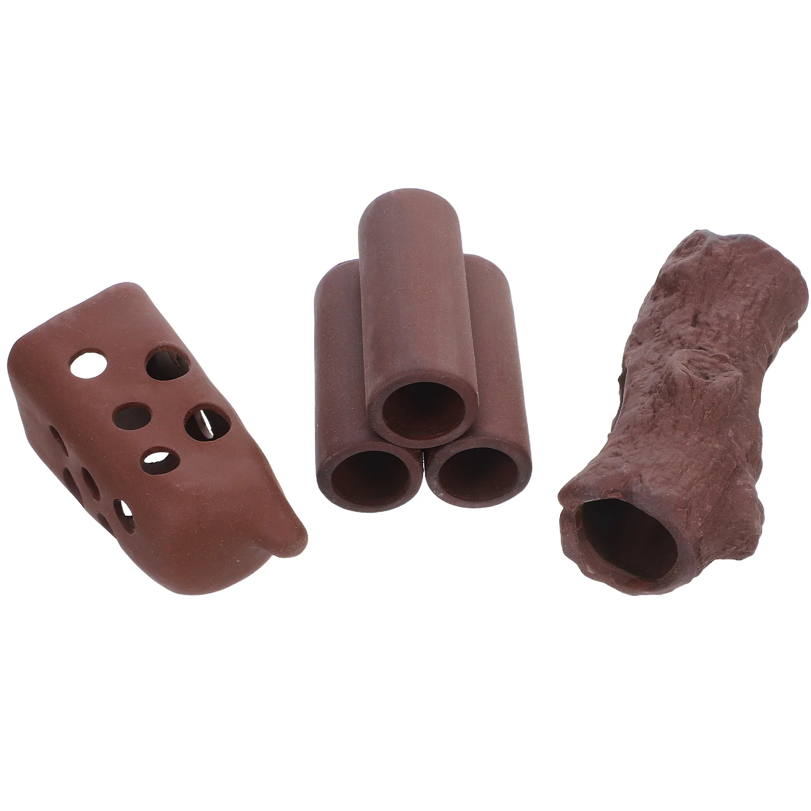 

3Pcs Fish Tank Landscaping Ceramic Hideout for Aquarium Decor Breeding Cave Shrimp Hides Betta Fish Shelter Aquarium Supplies