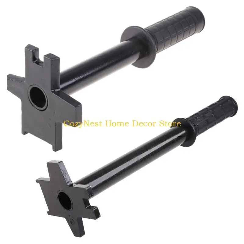 

92MF 55 Gallon Oil Drum Opener 200L Plastic Oil Drum Lid Manual Opener Oil for Tank Universal Opening Wrench Barrel Opene