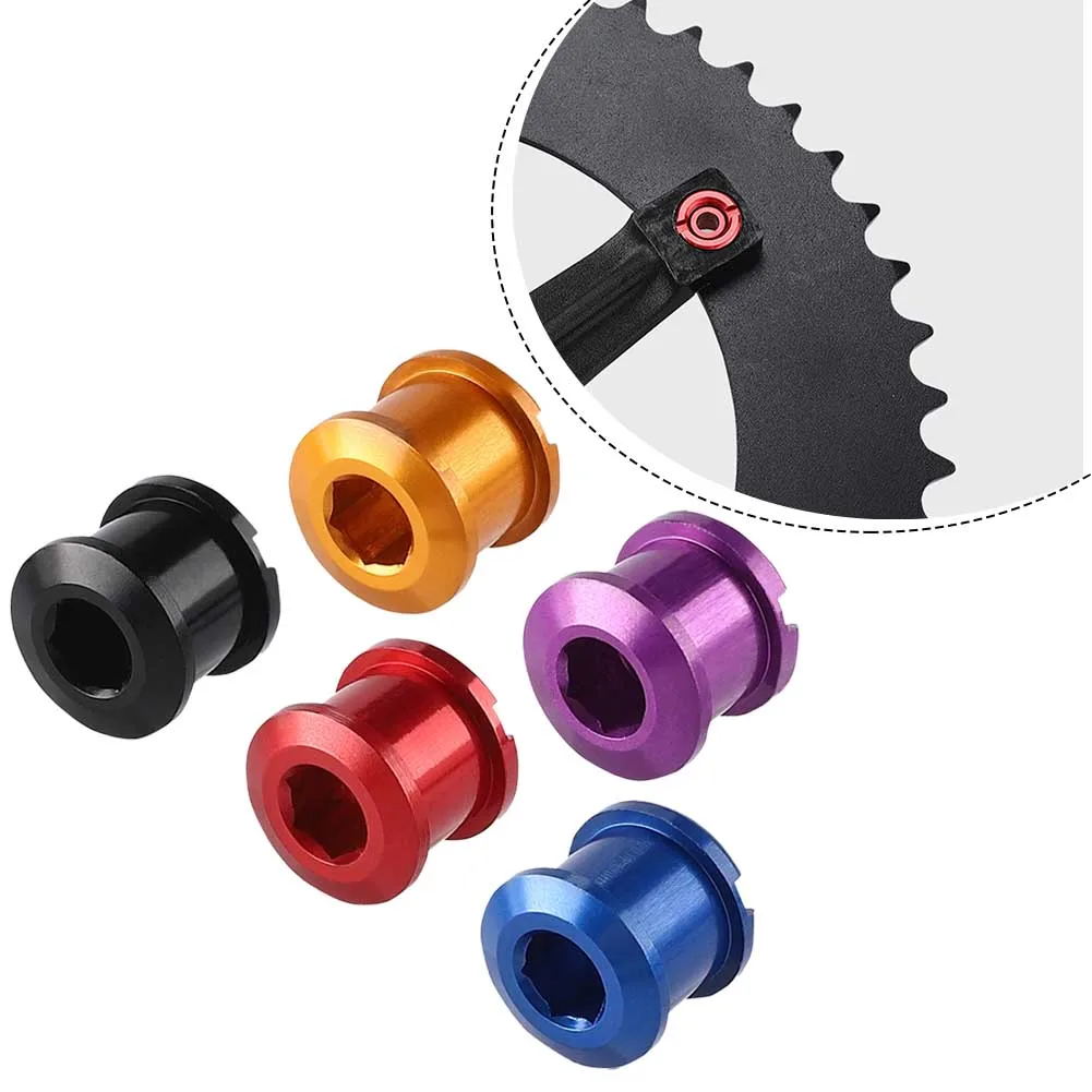 Mountain Bike Crankset Nail High-strength Aluminum Alloy Single/double Disc Nail Bicycle Crankset Bolt Accessories