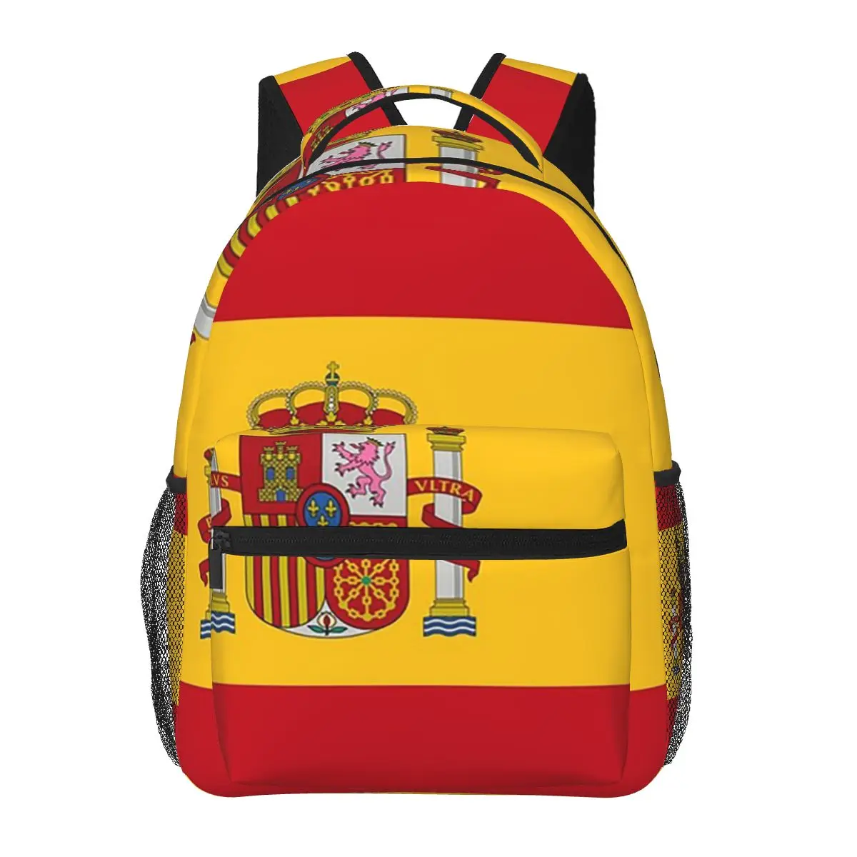 Flag Of Spain Backpacks Boys Girls Bookbag Children School Bags Cartoon Laptop Rucksack Shoulder Bag Large Capacity