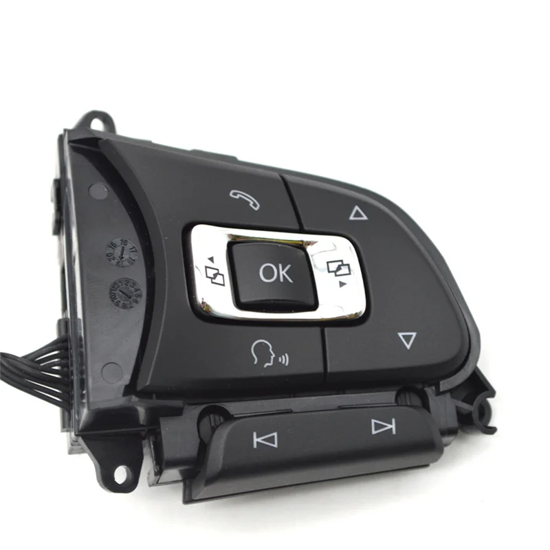 

Practical 6C0959442F For Passat Polo Sagitar Steering Wheel Multi Function Control Button Without ACC 6C0 959 442 F