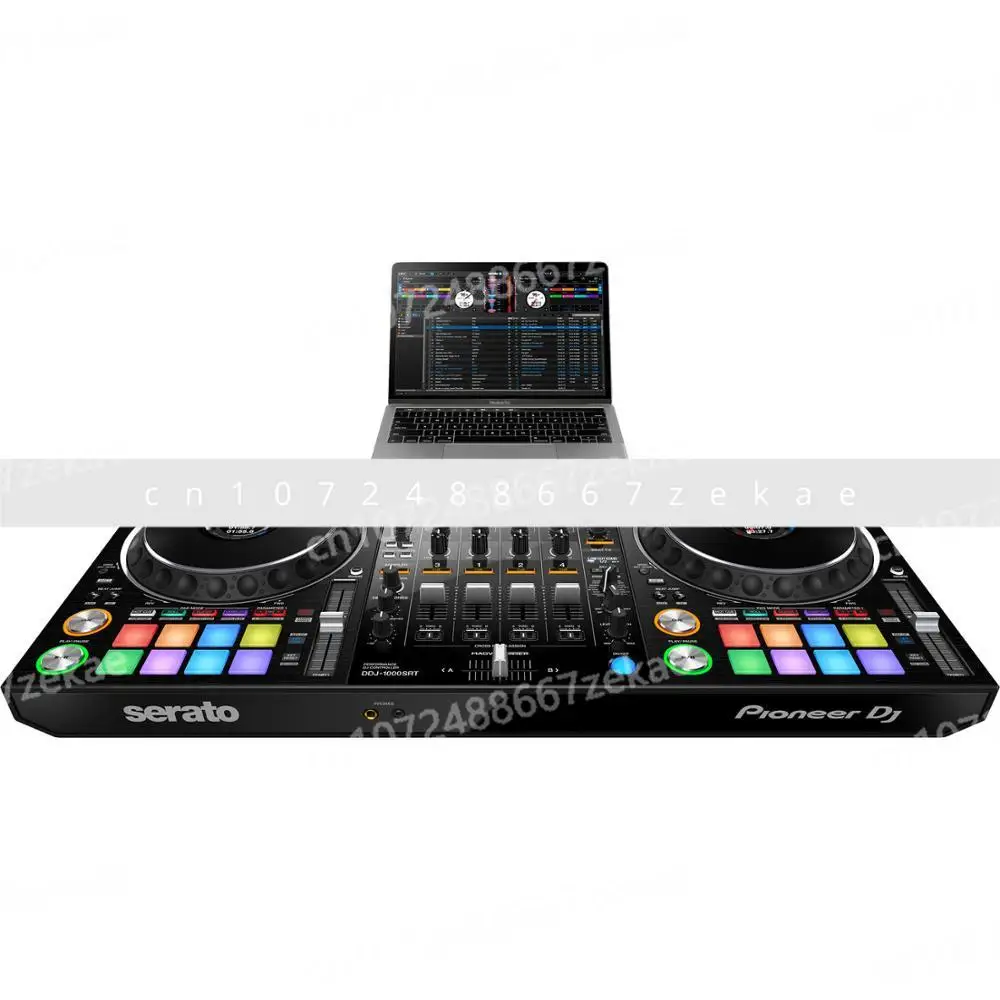 신제품 특별 DJ 세트 DJ DDJ-1000SRT 4채널 세라토 DJ 컨트롤러 통합 믹서 포함