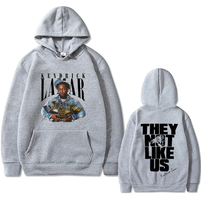 Rapper limitado kendrick lamar eles não gostam de nós impressão hoodie das mulheres dos homens hip hop oversized streetwear moda masculina vintage hoodies