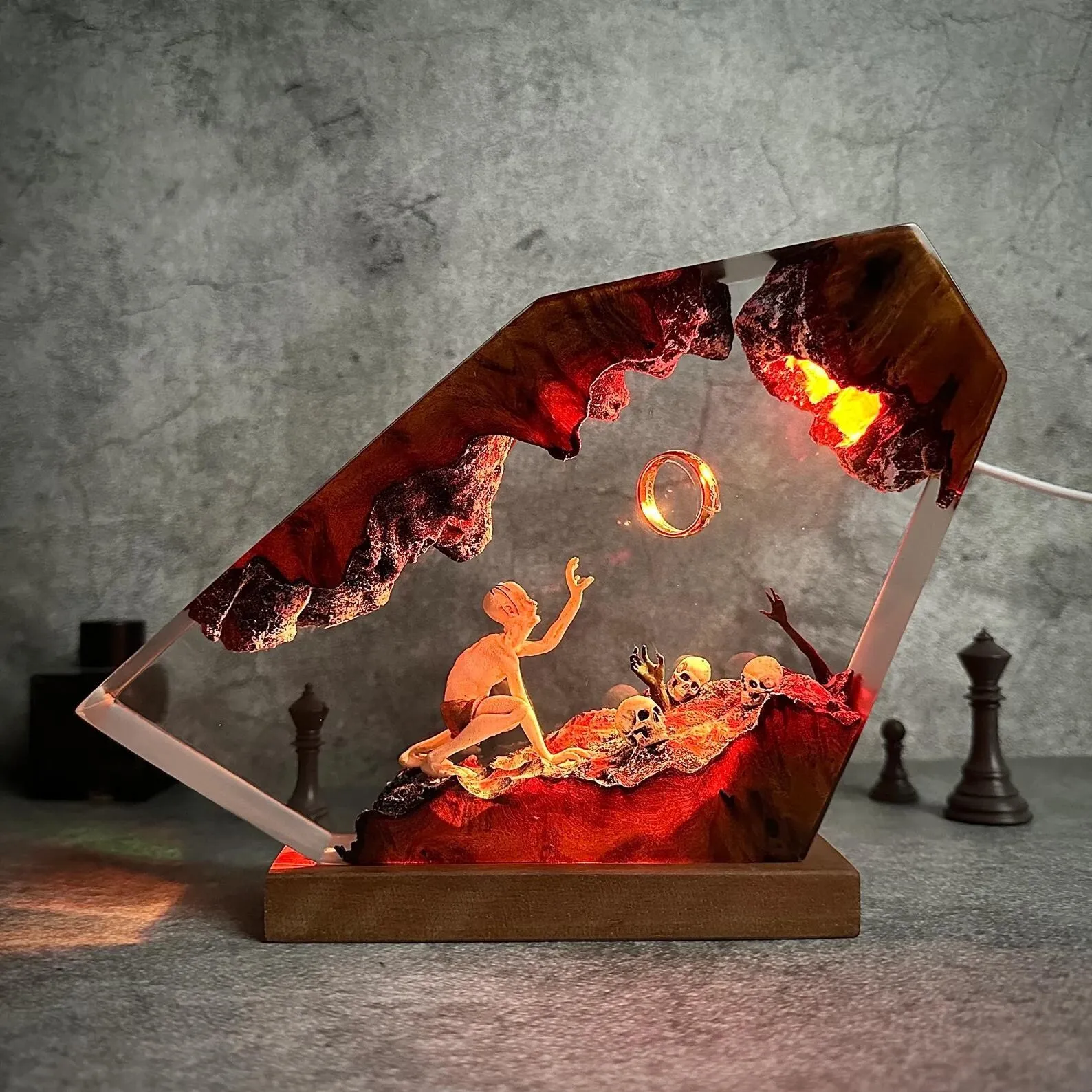 Gollum Güç Yüzüğü Reçine Işık - Lighting World Decor incelemesi ve fiyatı