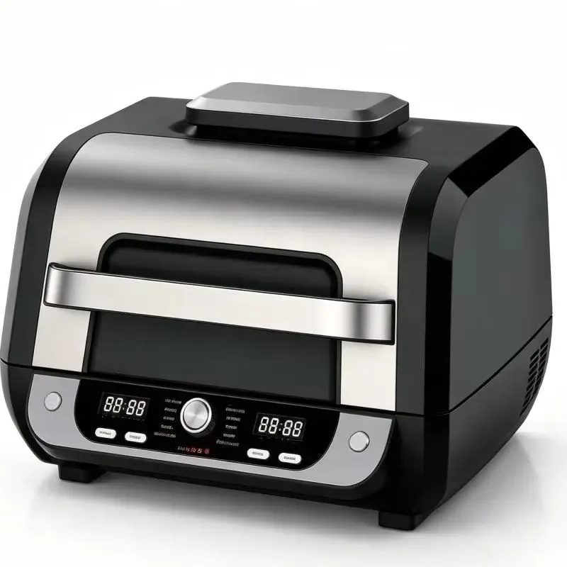 Stainless Steel Digital Air Fryer Single Basket for Home RV Hotel Use