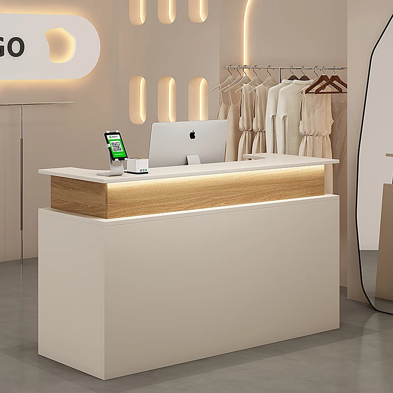 

Display Counter Reception Desks Decoration Beauty Salon Reception Desks Design Luxury Mostrador Negocio Commercial Furniture