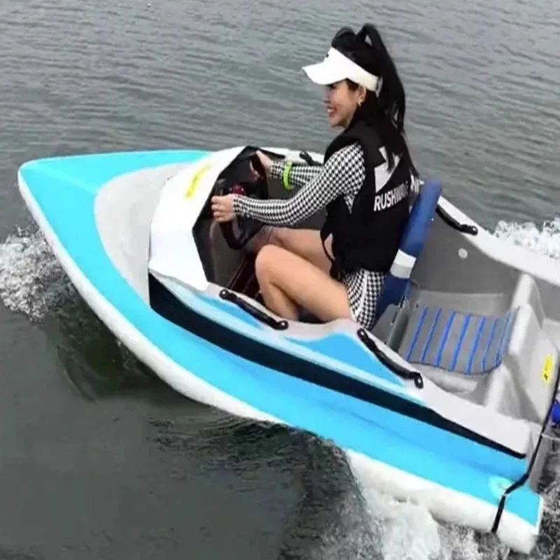Elektrisches Kadin-Boot für Erwachsene, nicht überrollendes Mini-Motorboot, Surfen, Männer und Frauen, Kindersitz, Doppelsitz, Wassersport