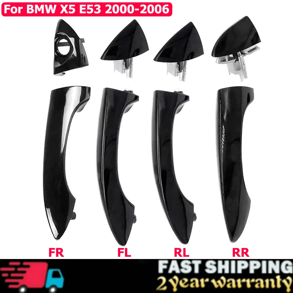 Auto-Außentürgriff für BMW X5 E53 2000–2006 51218243618 51218243617 Außentürgriffe vorne hinten links oder rechts