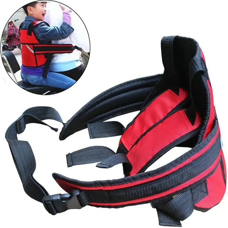Ceinture de Sécurité Universelle pour Moto pour Enfant, Sangle de Protection Non-ald, Siège Arrière, Poignée Passager