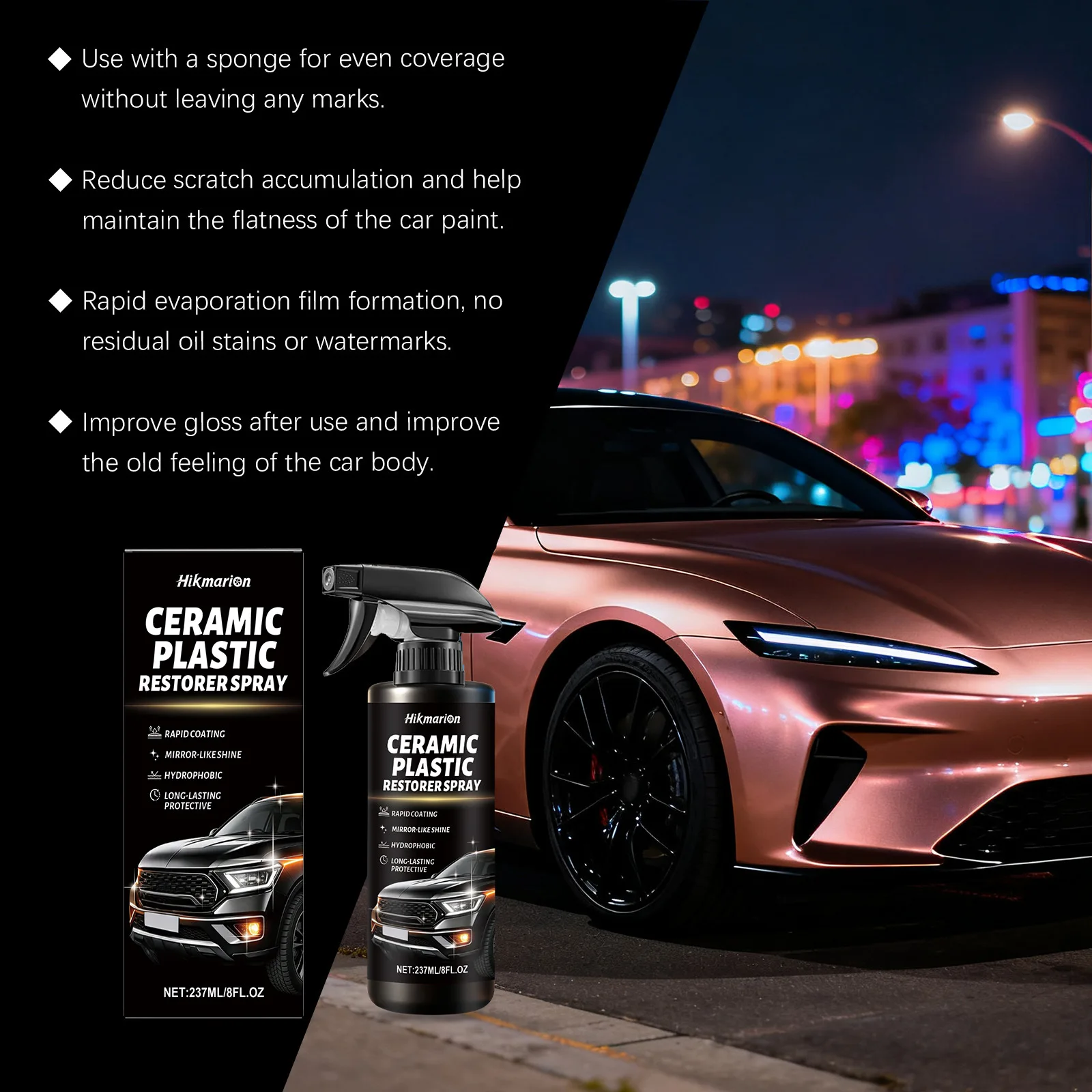 3 In 1 Car Ceramic Coating Spr - Nano Liquid Coating 评论和价格
