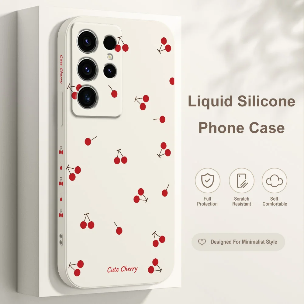 Spring Tenderness Phone Case For Samsung Galaxy S26 S25 Edge S24 S23 S22 S21 S20 S10 FE Plus Ultra Silicone Soft Cover