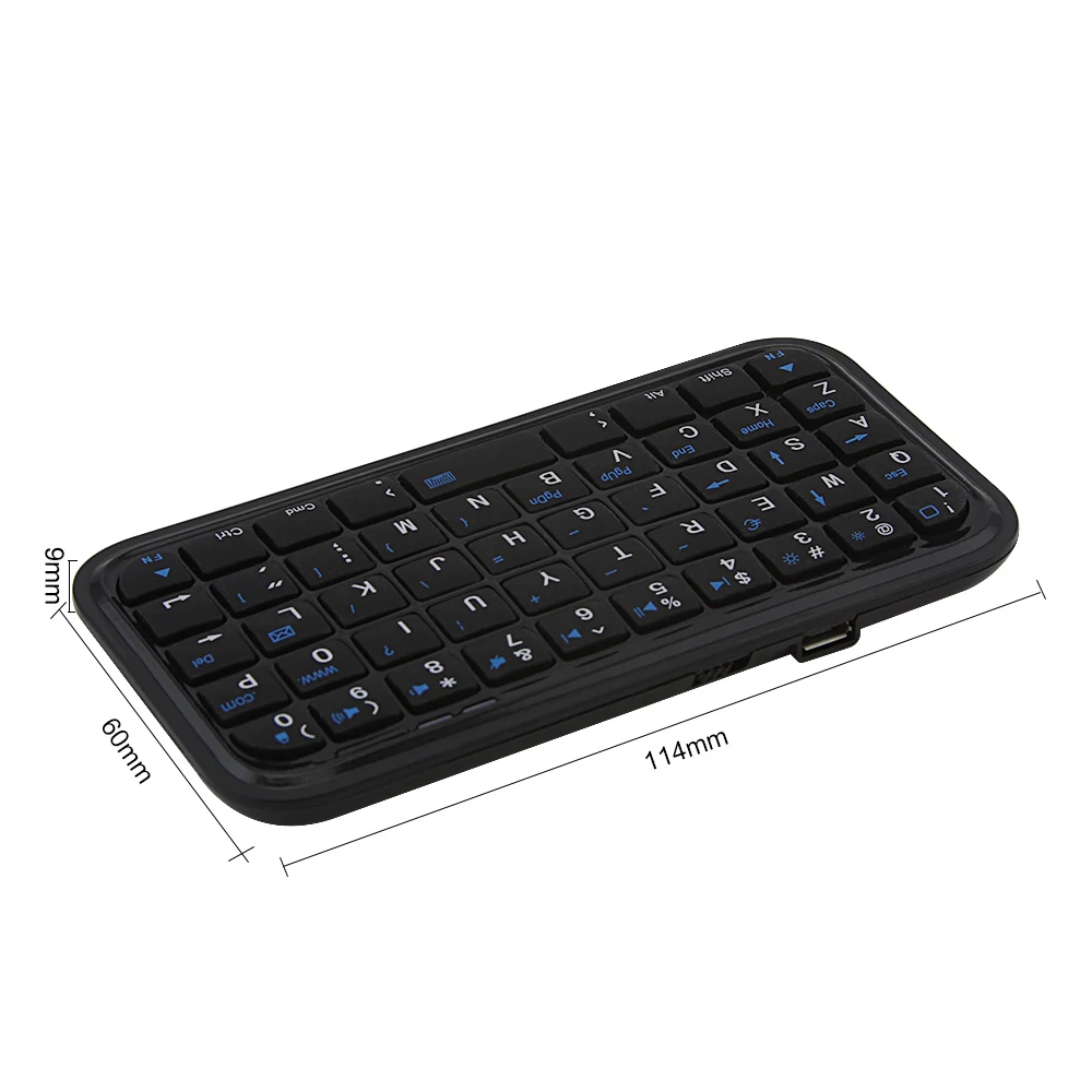 Teclado inalámbrico Bluetooth, recargable, botón de bajo ruido, sistema portátil ligero, Compatible con uso de oficina, teclado y tableta