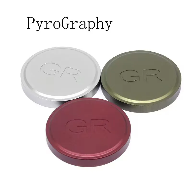 

PyroGraphy GR2/GR3/GR3X Lens Cap Aviation-grade Aluminum Alloy Material 3M Adhesive Backing Fleece for Ricoh GR2/GR3/GR3X Camera
