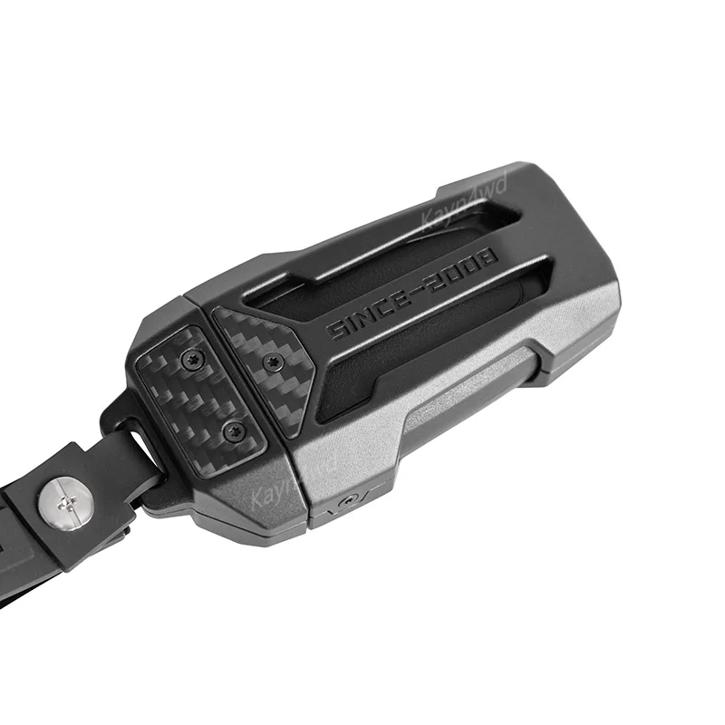 الطرق الوعرة 4x4 الملحقات الخارجية OMU سلسلة الألومنيوم مفتاح الحال بالنسبة 2021-2025 فورد برونكو/F-150 رابتور/استكشاف غطاء مفتاح معدني #3