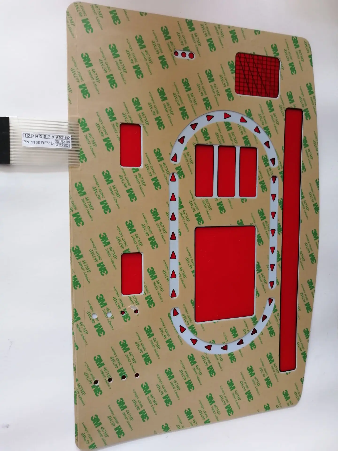 7532 7632 7600 Treadmill Keypad Control Panel Membrane Switch