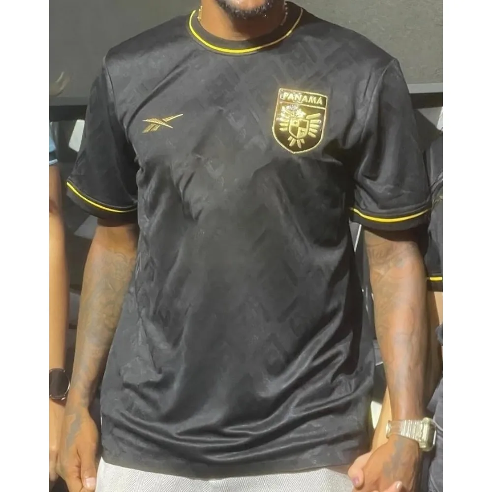 Equipo nacional de Panamá Temporada de 2025-26, camiseta de segunda visitante, patrón de impresión 3D, secado rápido, igual para adultos y niños