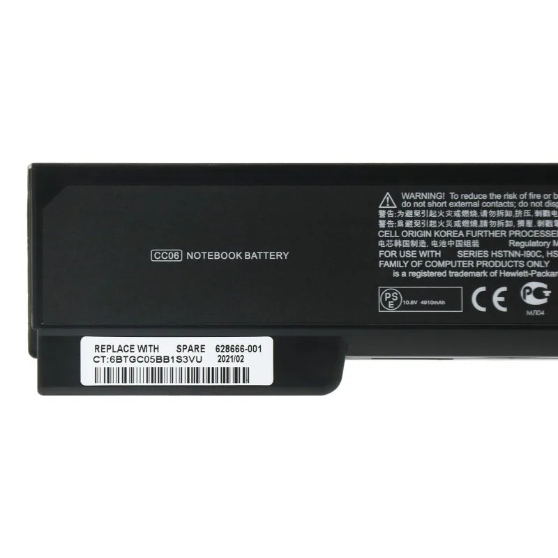 CC06 CC06XL BB09 Battery For HP EliteBook ProBook 6360P 8460w 8460p 8560p QK642AA QK643AA L