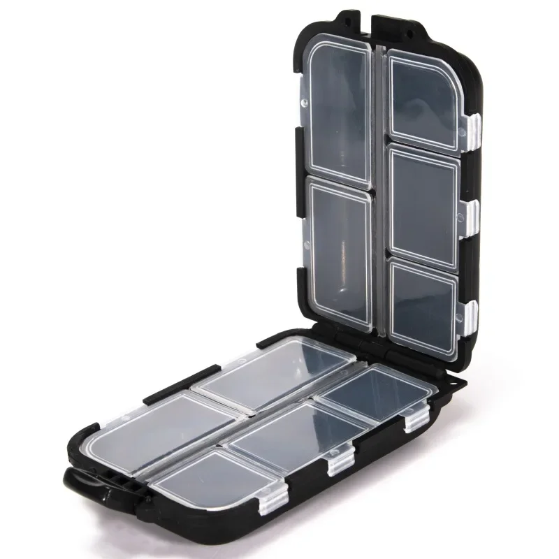 10 Compartments Fishing Lure Boxes Bait Storage Case Tackle Trays Hooks Organizer Accessory Waterproof