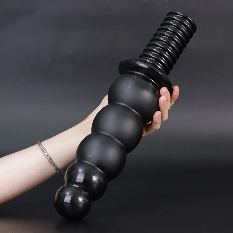 2 Size Sword Shape Anal Beads Dildo Big XXL Butt Plug Anal Plug Prostate Stimulator Adult Women Men Couple Flirt Erotic Sex Toys