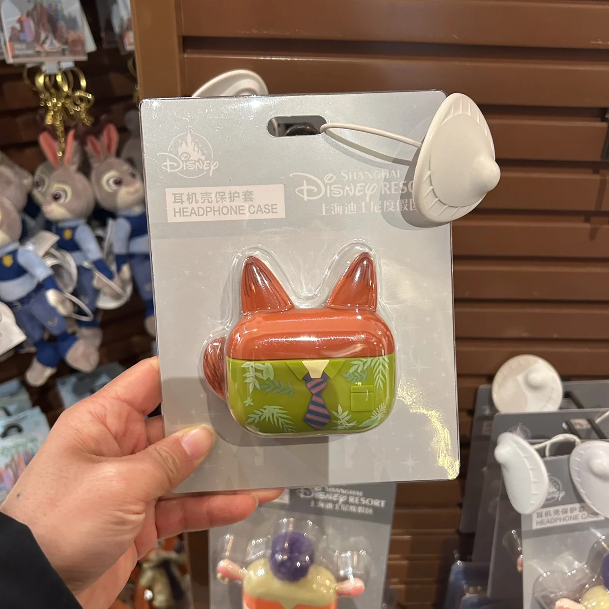 Adatto per Apple AirPods Pro 2 originale Disney Zootopia Judith Nick Gel di silice Anime Cartoon auricolare custodia protettiva