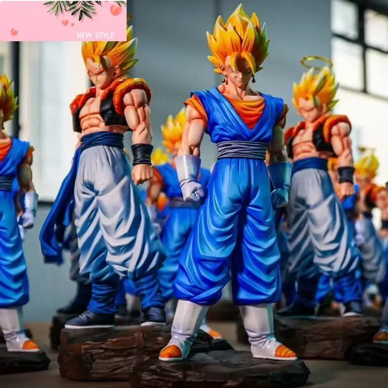 

Jt Statue Anime Dragon Ball Vegetto Figure Gogeta Statue With Base Super Saiyan Action Figures Collection Model Toys Gifts