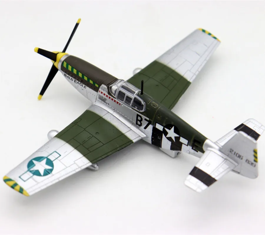 1/72 US P-51B Mustang 1944 WW2 Fighter Model Alloy Finished Aircraft North American Military Collection Special Price In Stock