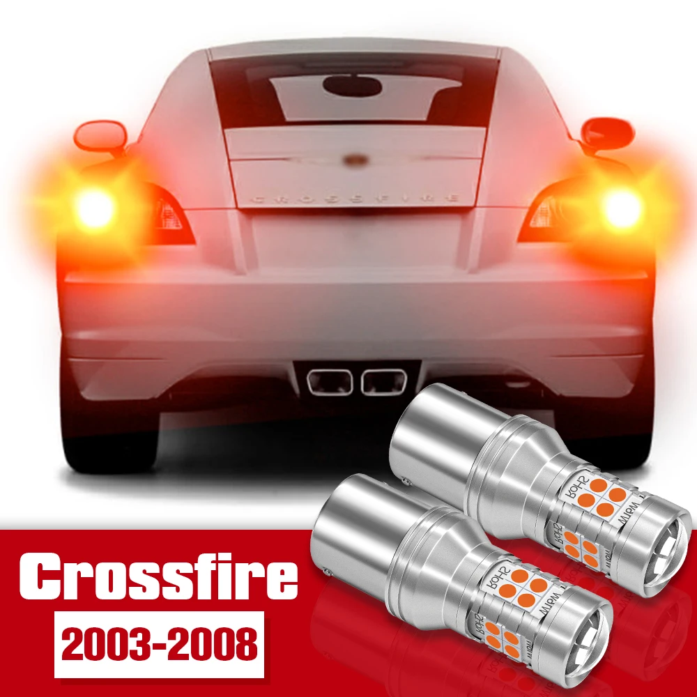 Bombilla LED de freno para Chrysler Crossfire, 2 piezas, 2003-2008, 2004, 2005, 2006, 2007