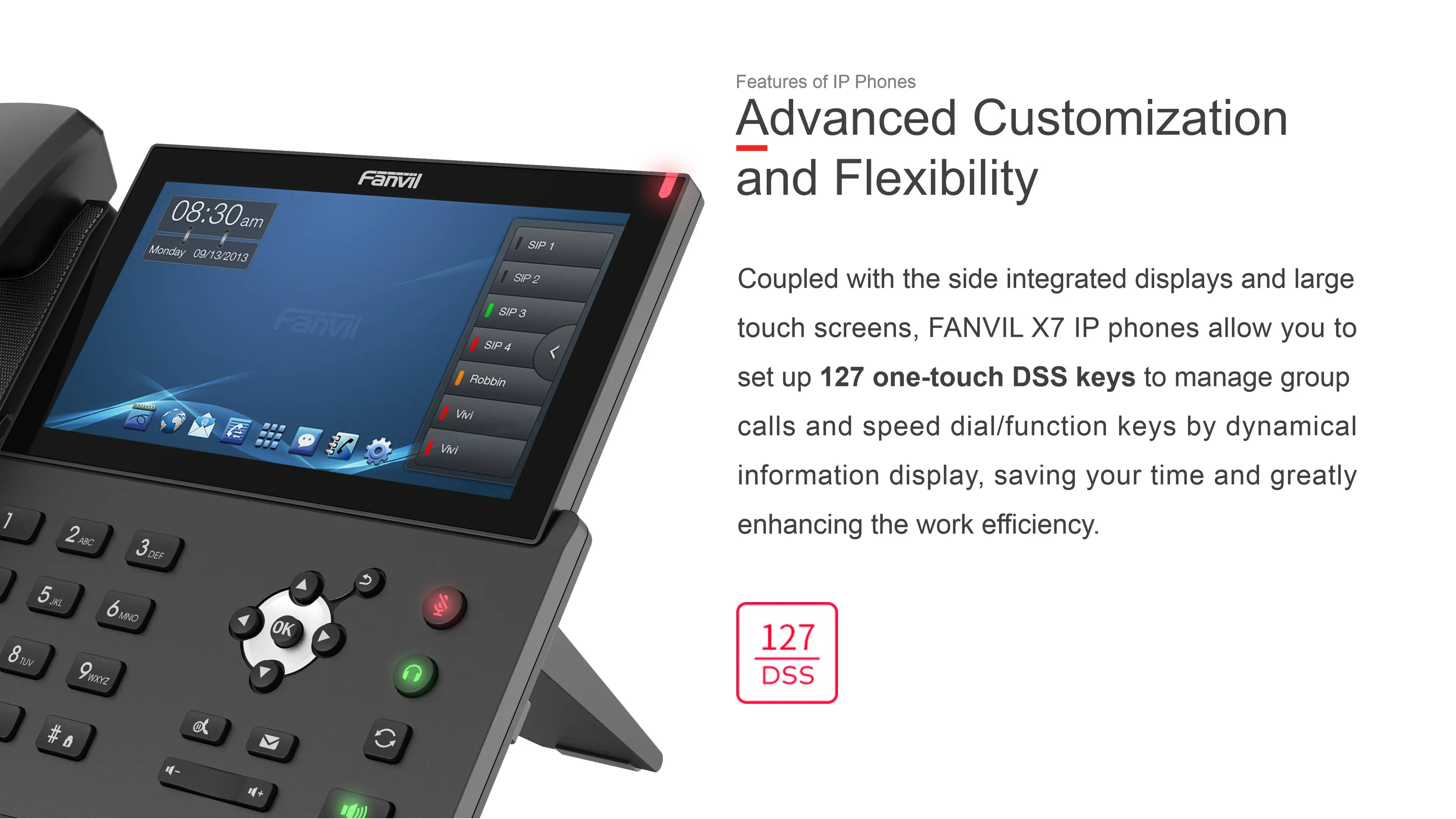 TLF SIP audio- en video-oproeperterminal met SIP Voice Gateway-functie