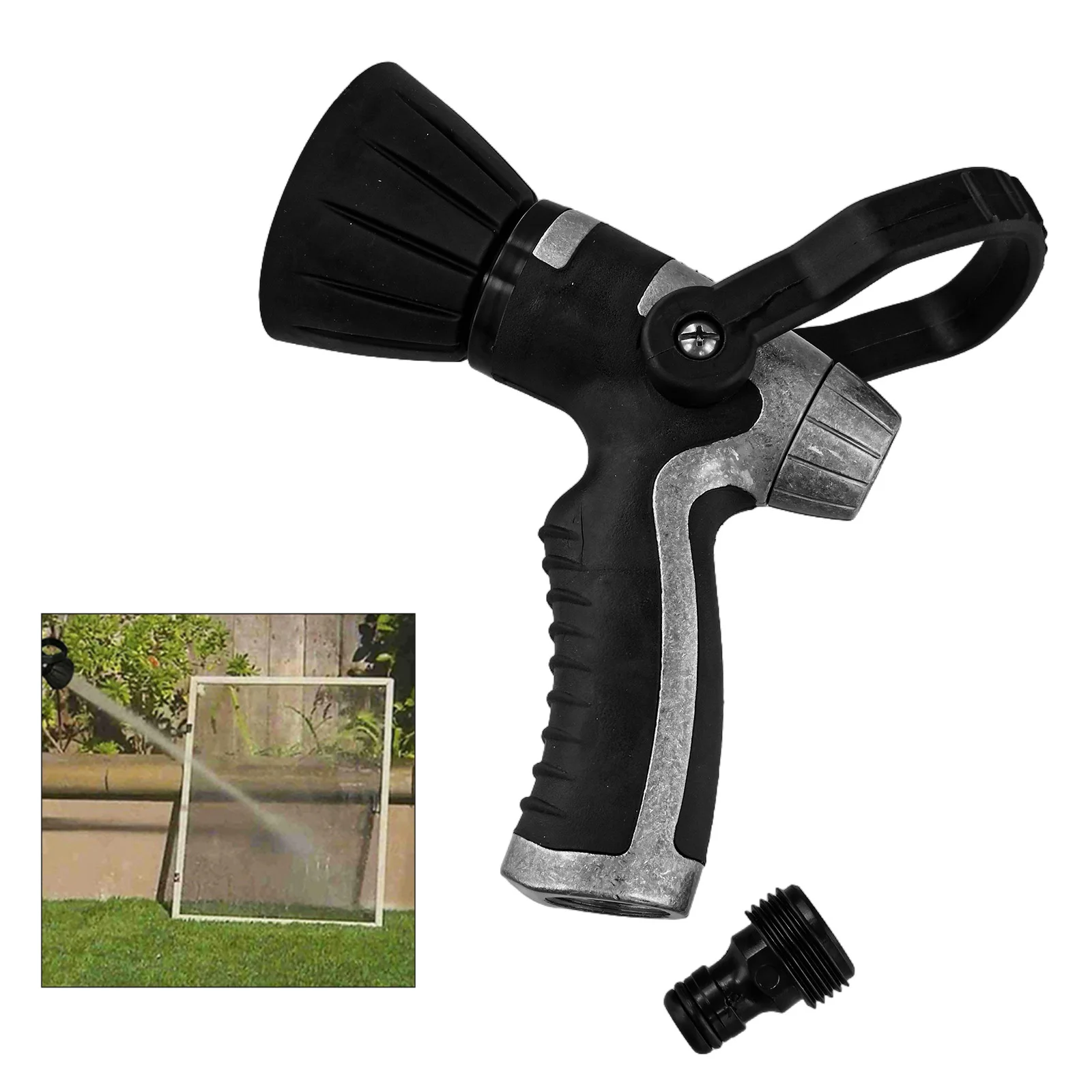 

Долговечный ручной полив ПК Металлическая регулируемая насадка высокого давления Распылитель Полив Многорежимное распыление Характеристики