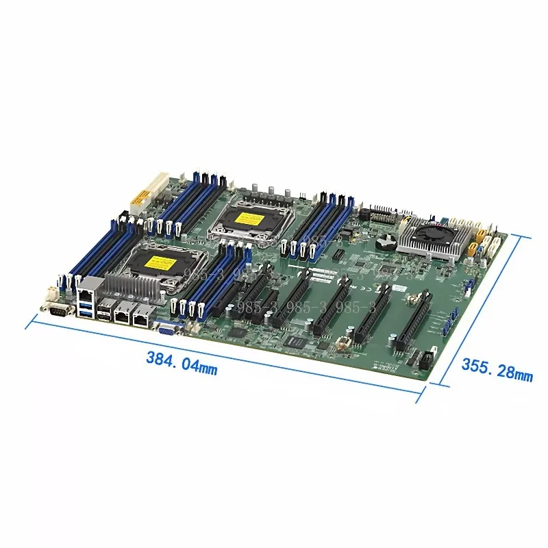 E5-2600 V3/V4 Compatible X10DRG-Q, Dual-Channel X99 Server Motherboard with Intel C612 Chipset