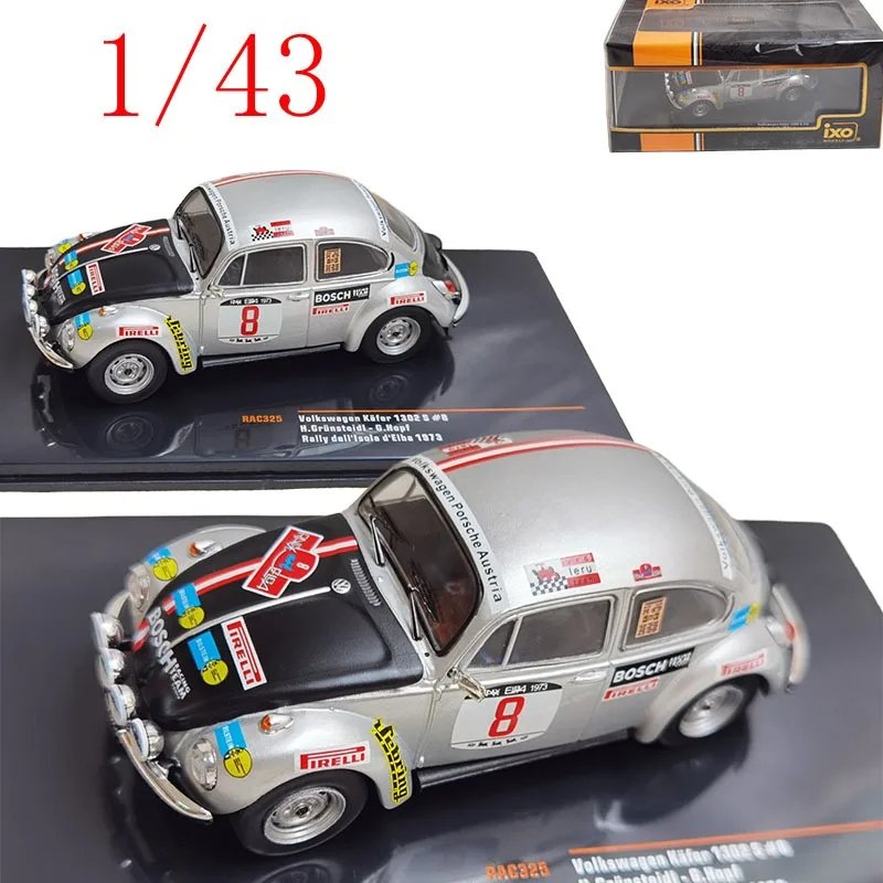 

IXO Diecast 1/43 Scale Volkswagen 1302 S #8 1973 – Beetle Race Car Alloy Car Model Toys for Boys Gift