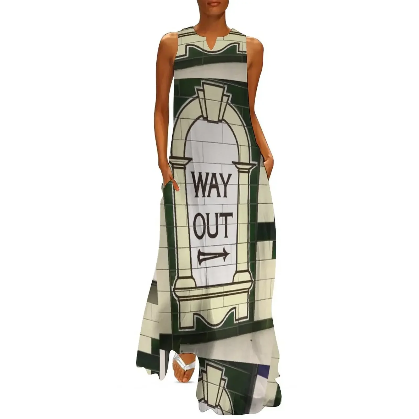 

Way Out Sign (London Underground) Long Dress dress women elegant luxury Dress for pregnant women sexy short dresses daring