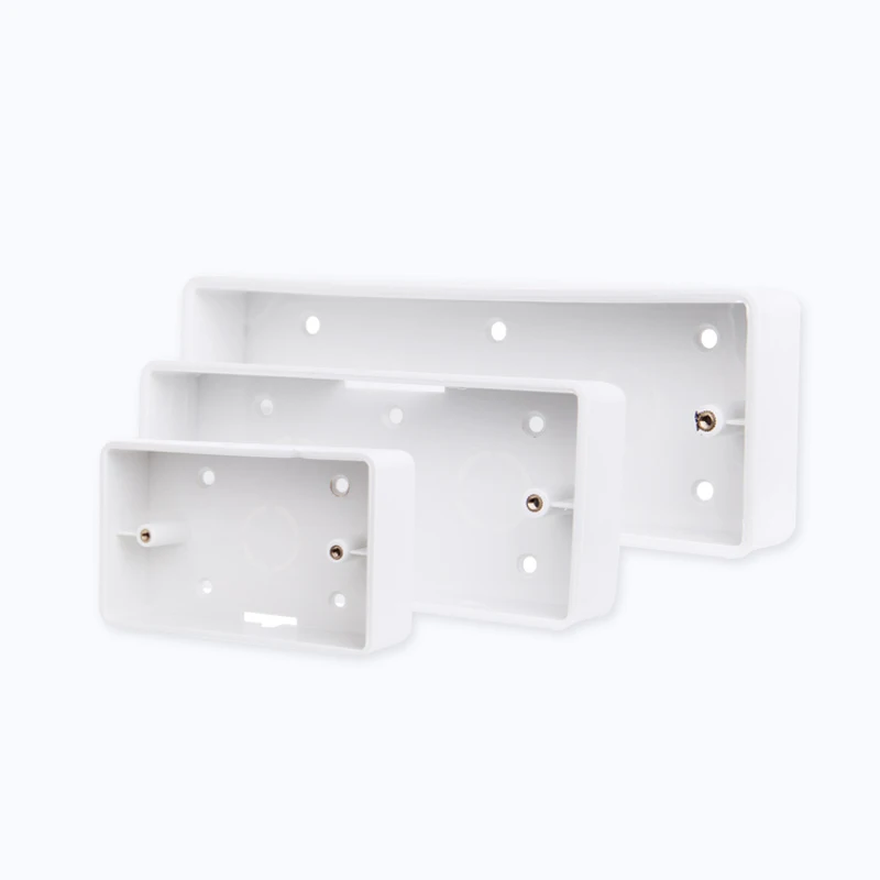 118 Type US AU Standard Universal Bottom Box Wall Housing Light Switch Socket Mounting Box Inner Cassette Junction Box