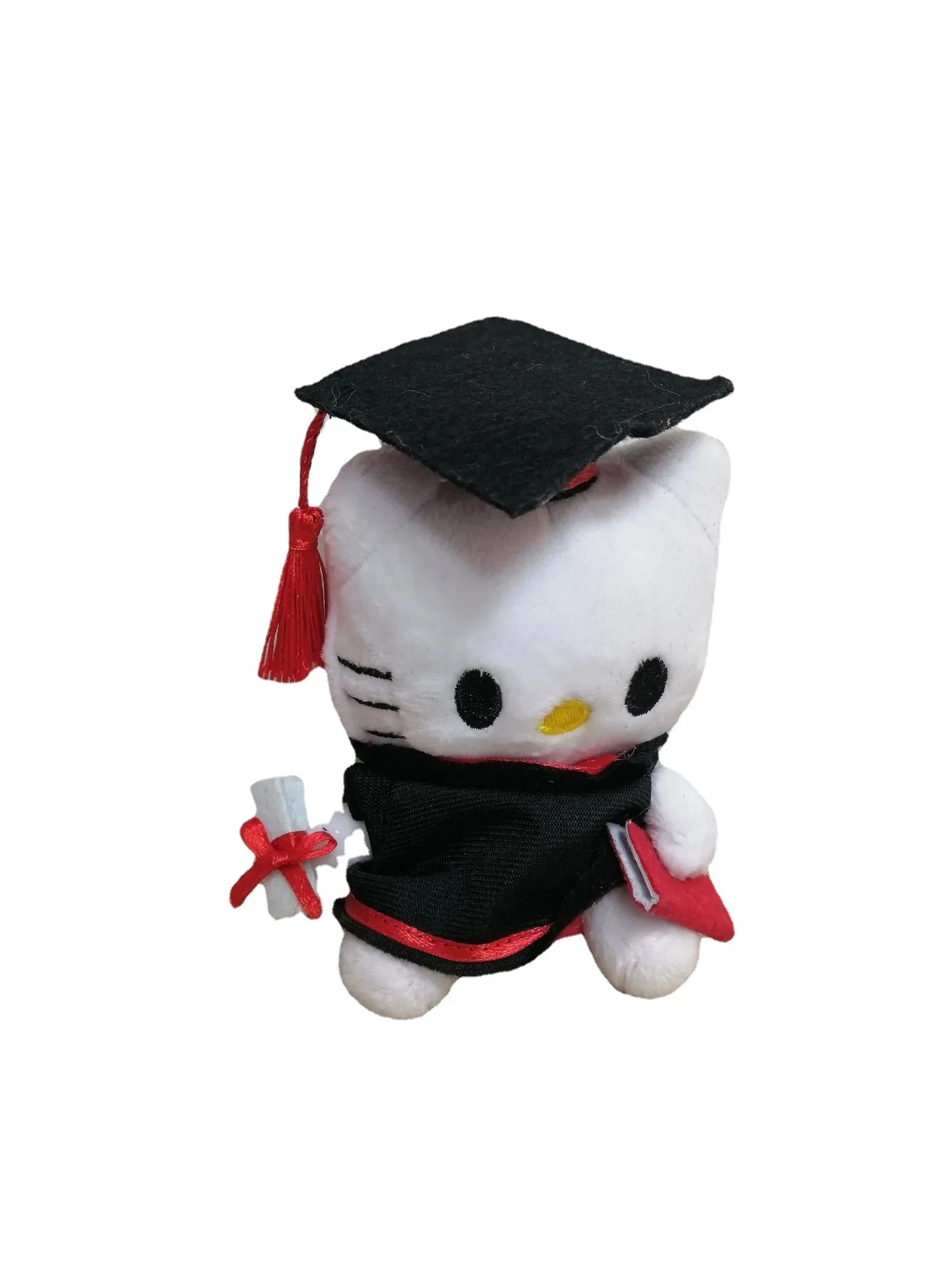 4 Inch Graduate Bear College Gift Doll Plush Toy Pendant